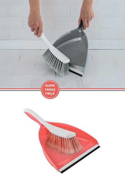 Flora F324 Klıpslı Faraş Fırça Takımı