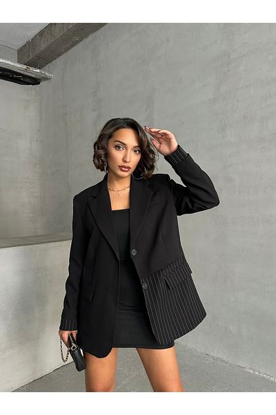 prova Striped Blazer Jacket - Piece Detail, Missce0258