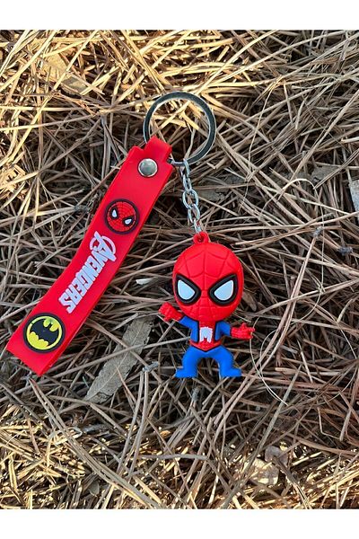 AVENGERS Spiderman Spider Man Silicone Keychain and Bag Accessory