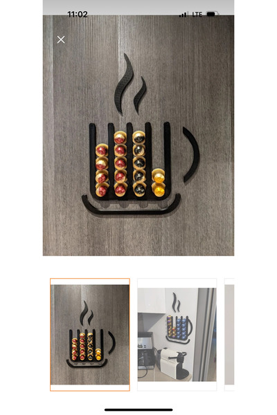 3D Craft حامل كبسولات القهوة المتوافق مع Tchibo