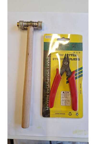 craftsy Kuyumcular ve Hobiciler için mini çekiç çift taraflı 80gr + takıcılar...