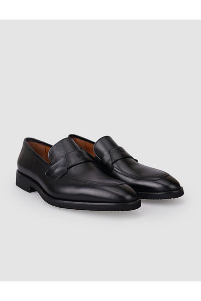 Cabani 100% Genuine Leather Black Men's Classic Shoes