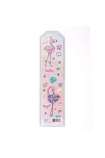 VUKİ Βιβλιοδείκτης με μοτίβο Flamingo Glittery Water