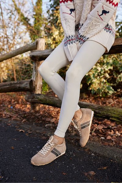 ANGELİNA JONES Tella Women's Beige Real Suede Lace-Up Stone Sneaker