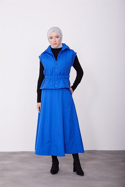 Armine Purple Blue Camisole Vest - 23K4603