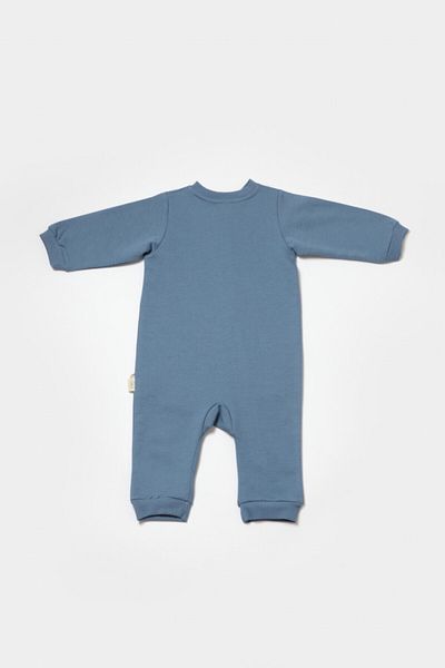 BabyCosy Two Thread Zipper Jumpsuit, Indigo