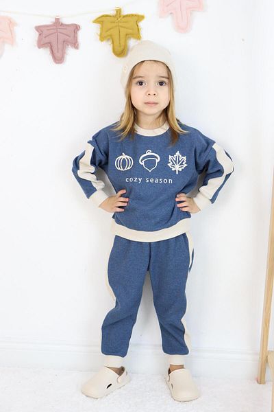 MiaBaby Cozy Embroidery Printed 3 Piece Set
