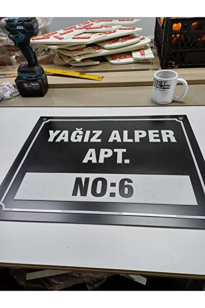 Home APARTMAN KAPI GİRİŞ TABELASI - DIŞ ETKENDEN ETKİLENMEZ MONTAJA HAZIR GÖN...