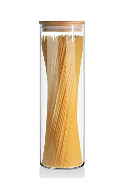 AROW AHŞAP KAPAKLI KAVANOZ 1400 ML TR-4248