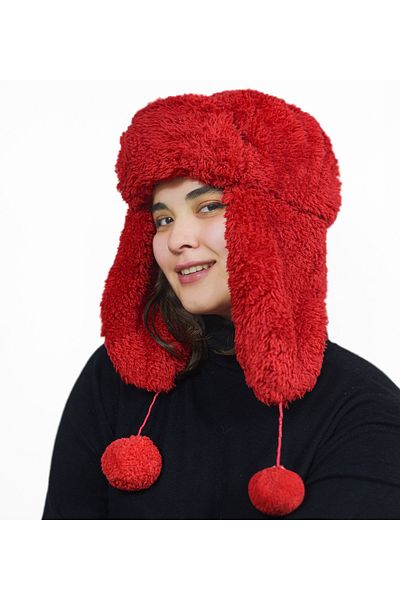Özgüner Oyuncak Καπέλο Pabtex βελούδινο γούνινο σχέδιο Pompon, Beanie