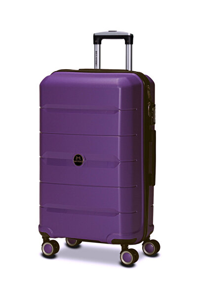 Fiyaka My-pp orta boy Polipropilen Süper esnek kırılmaz tekerlekli valiz bavul seyahat MOR