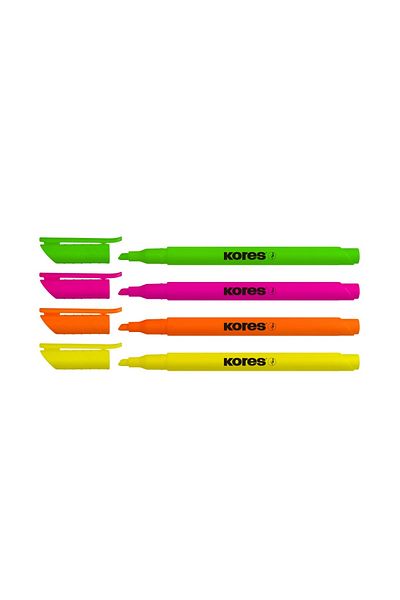 kores High Liner Set of 4 Highlighter Pens