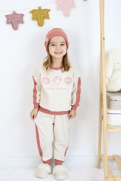 MiaBaby Cozy Embroidery Printed 3 Piece Set