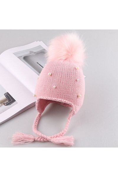 OEM Lora hat with Drool pearls (Color: Pink)