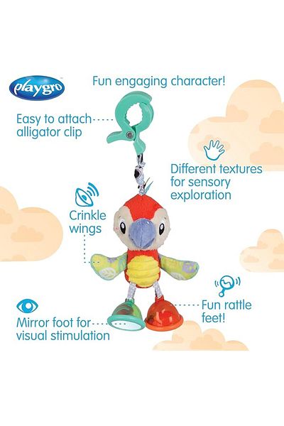 Playgro Dingly Dangly Mio Macaw - Polybag