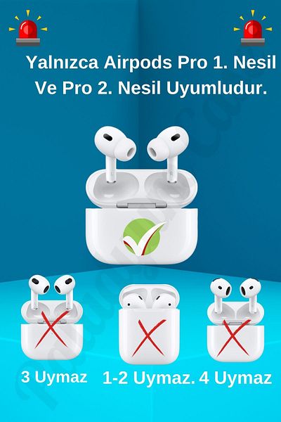 Paladyum Case AirPods Pro 1St Generation and Pro 2. Generation Compatible Pink Stone Case
