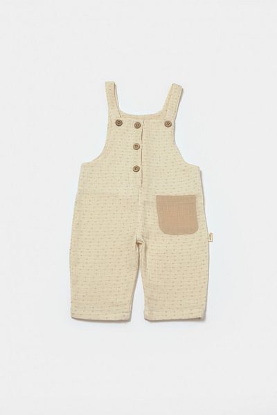 BabyCosy Salopeta Cu Bretele Si Buzunar,stone,