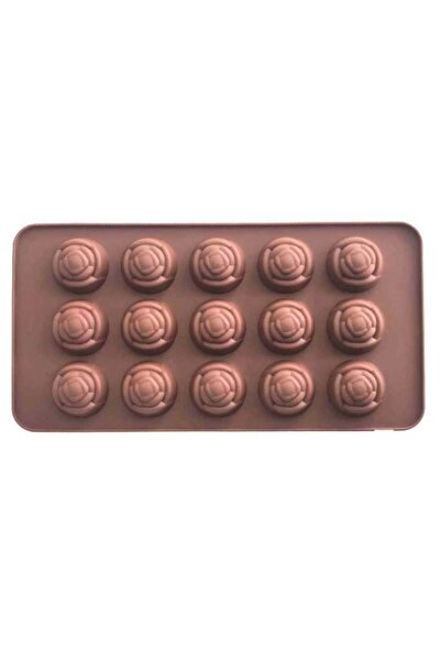 Genel Markalar Silikon Çiçek Buzluk ve Çikolata Kalıbı (CIK-11) Silikon 1 Par...