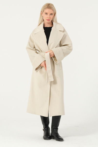Sıppa Belted Long Kachet Coat