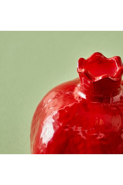 Bella Maison Set of 3 Pomegranate Objects - Red
