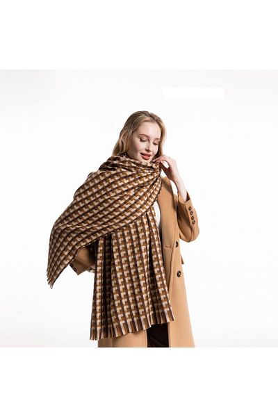 FENZA SCARF FENZA T-813-1 ΜΑΛΛΙ ΑΚΡΥΛΙΚΟ ΦΟΡΕΜΑ ΣΑΛΙΟΥ