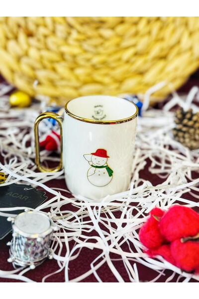 DEKORKMAZ YILBAŞI TEMALI KARDAN ADAM KUPA