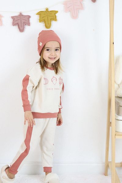 MiaBaby Cozy Embroidery Printed 3 Piece Set