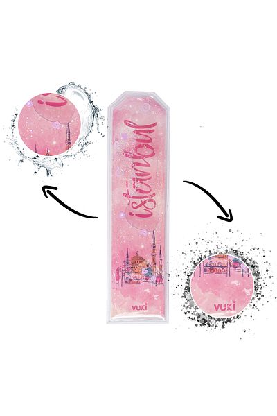 VUKİ Βιβλιοδείκτης Istanbul με μοτίβο Glittery Water