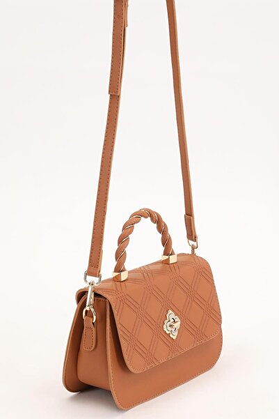 Levidor 930180   Women's Embossed Patterned Hand & Shoulder Bag