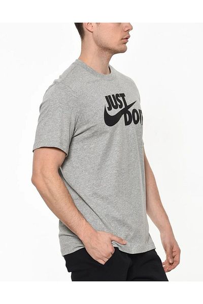 Nike Nsw Tee Just Do It Swoosh Men's Grey T-Shirt Ar5006-063