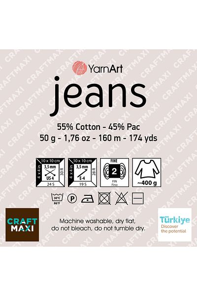 Yarnart 69 Μοντέλο Jean Knitting Rope - Πακέτο 4