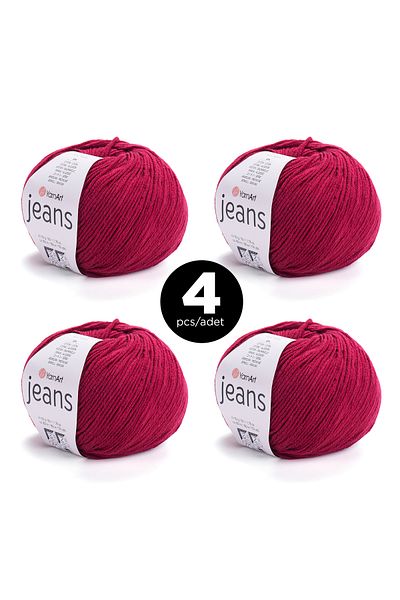 Yarnart 66 Model Jeans Knit Rope - Pack of 4