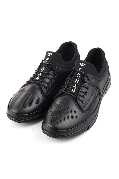 Luis Figo 4442 Large Size Genuine Leather Stretch Lacing Men's Shoes