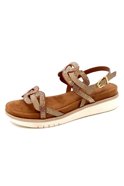 Tamaris Komfort Sandalen Für Damen In Metall