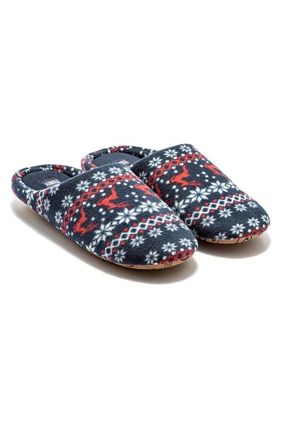 Twigy Ανδρικές παντόφλες Navy Blue - Cc1152 Tw Polar Home