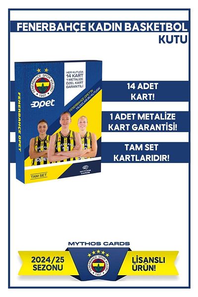 Fenerbahçe Women's Basketball Full Set Season Cards - Box