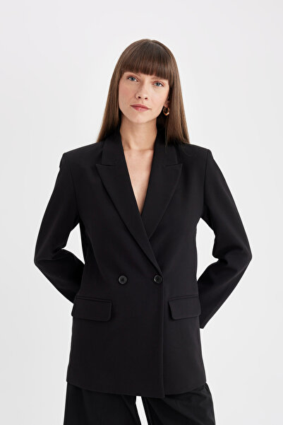 DeFacto Oversize Wide Fit Blazer Jacket