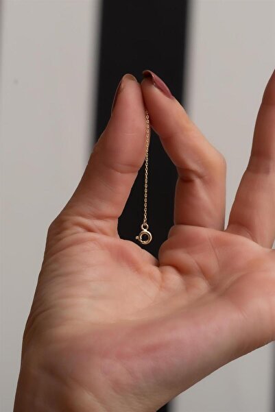 Bayar Gold 14 Ayar Altın 5 cm Kolye ve Bileklik Uzatma Zinciri