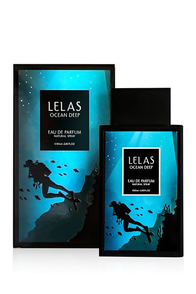 Lelas عطر ليلاس أرتيستري 811 أوشن ديب أو دي بارفان 85 مل للرجال برائحة الأخشاب المائية