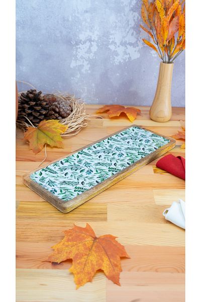 Bambum Leaf Colored Kangaroo Rectangular Tray