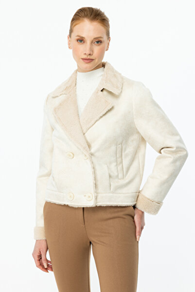 Ekol Πέτρινο πολύχρωμο βελούδινο παλτό σακάκι