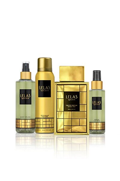 Lelas 1583 Golden Edp 85 ml 4'lü Unisex Özel Set Parfüm