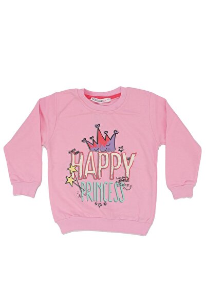 bebegen Дівчача рожева кофта з написом Happy Princess і принтом корони