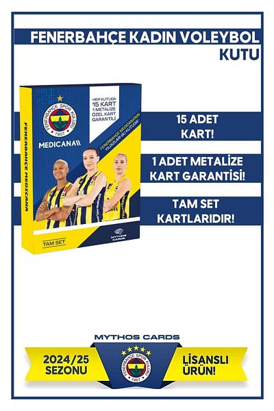 Fenerbahçe Women's Volleyball Full Set Season Cards - Box