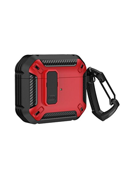 UnDePlus Apple Airpods Pro 2. Nesil Uyumlu Kılıf Kilitli Açma Kapama Sistemli...