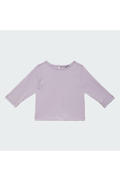 mumuko Baby Girl Long Sleeve Tshirt Lilac Color 100% Cotton