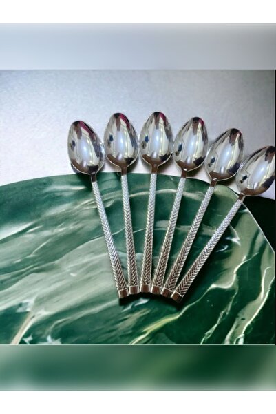 Marifesto 6 Adet Hasır Model Tatlı Kaşığı