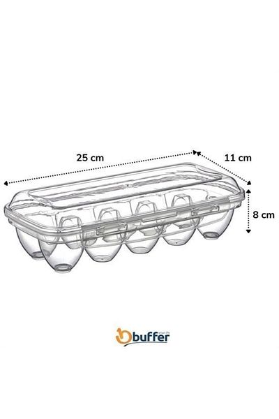 Woody Sofia Yu110 Model 10 Compartment Lockable Egg Cup Storage Box
