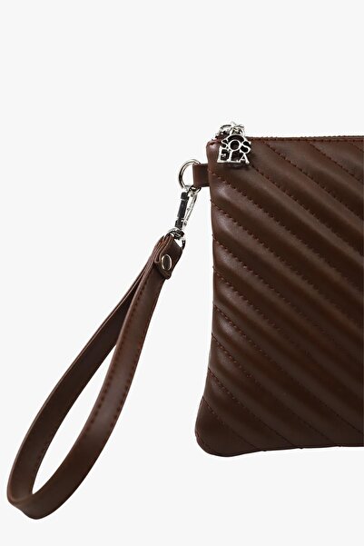 SOSELA 67-6019 Women's Brown Portfolio Bag