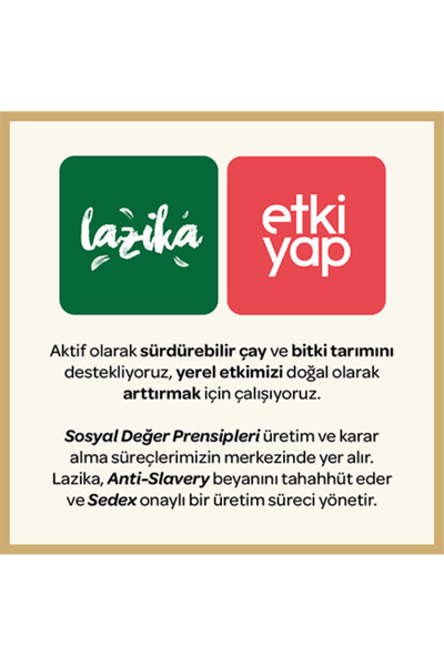 LAZİKA Güzellik Çayı-Yeşil Çay & C Vitamini ile Doğal Işıltı Desteği (20'li PLA Poşet),Limon Otu,Avokado...